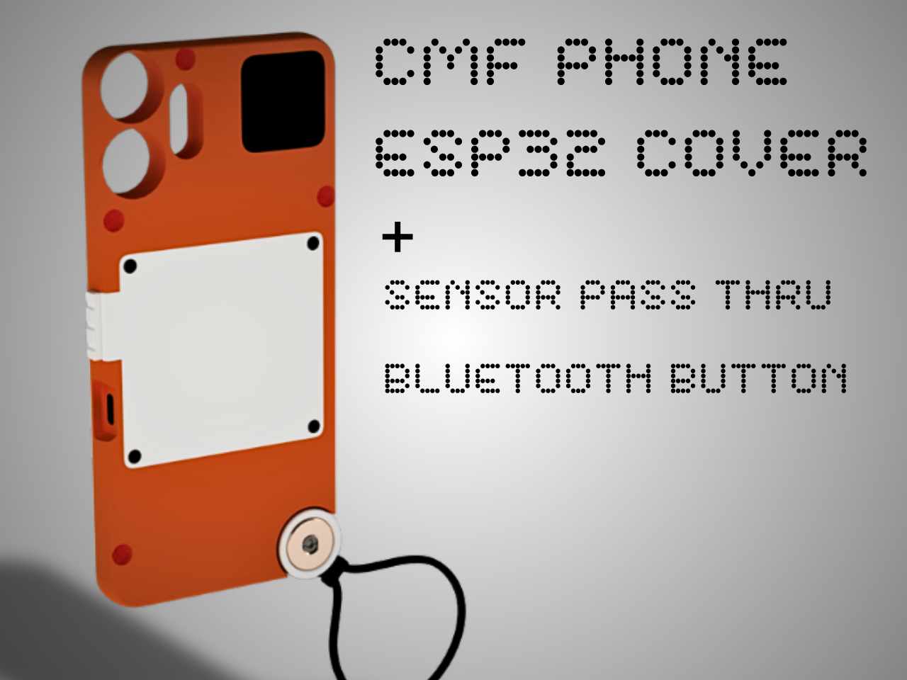 Nothing CMF Phone 2 ESP 32 Programmable Switch + Sensor Cover