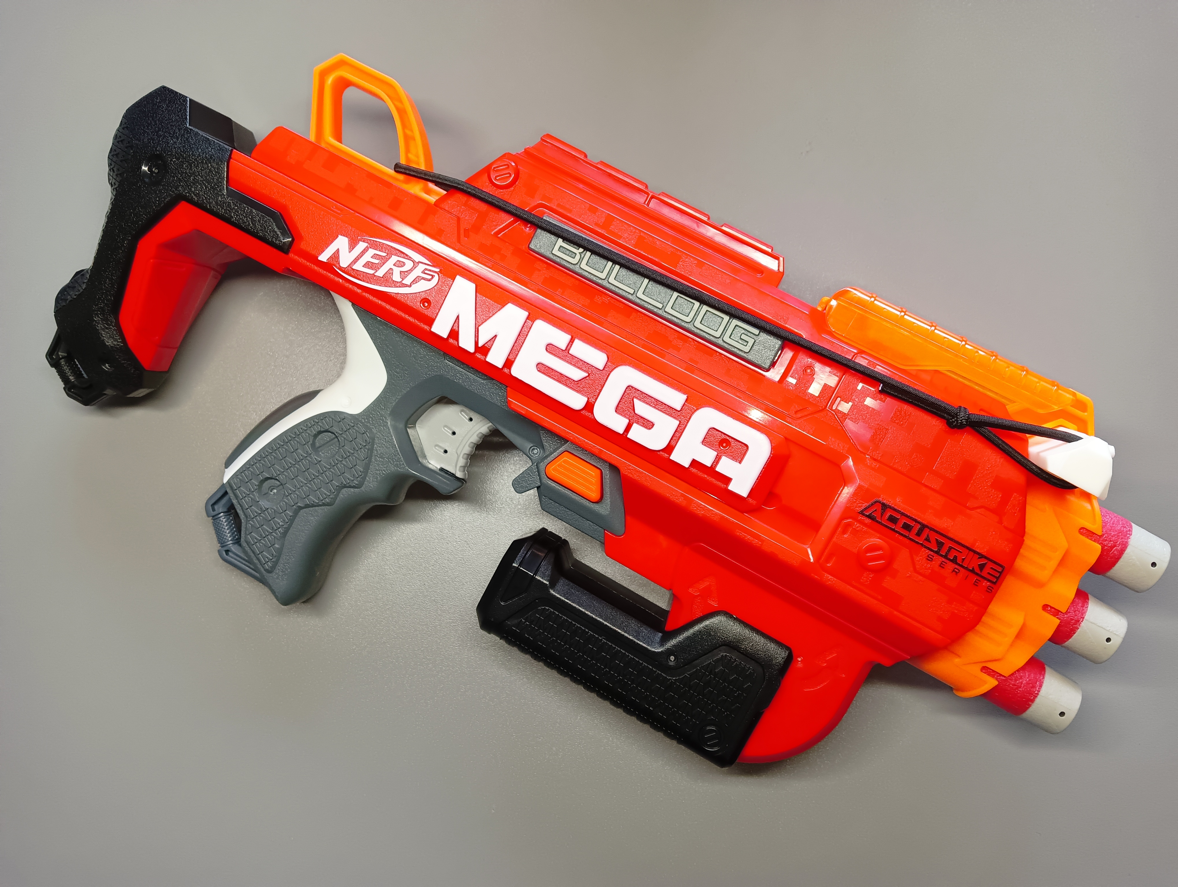 Easy FPS Tuning --- Bungee Hooks Attachment -- Bulldog Nerf MEGA Blaster