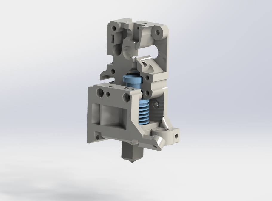 bambulab hotend mount for mk3s (TZ-V6)