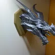 SKYRIM ALDUIN TROPHÉE DU MUR DU DRAGON SKYRIM