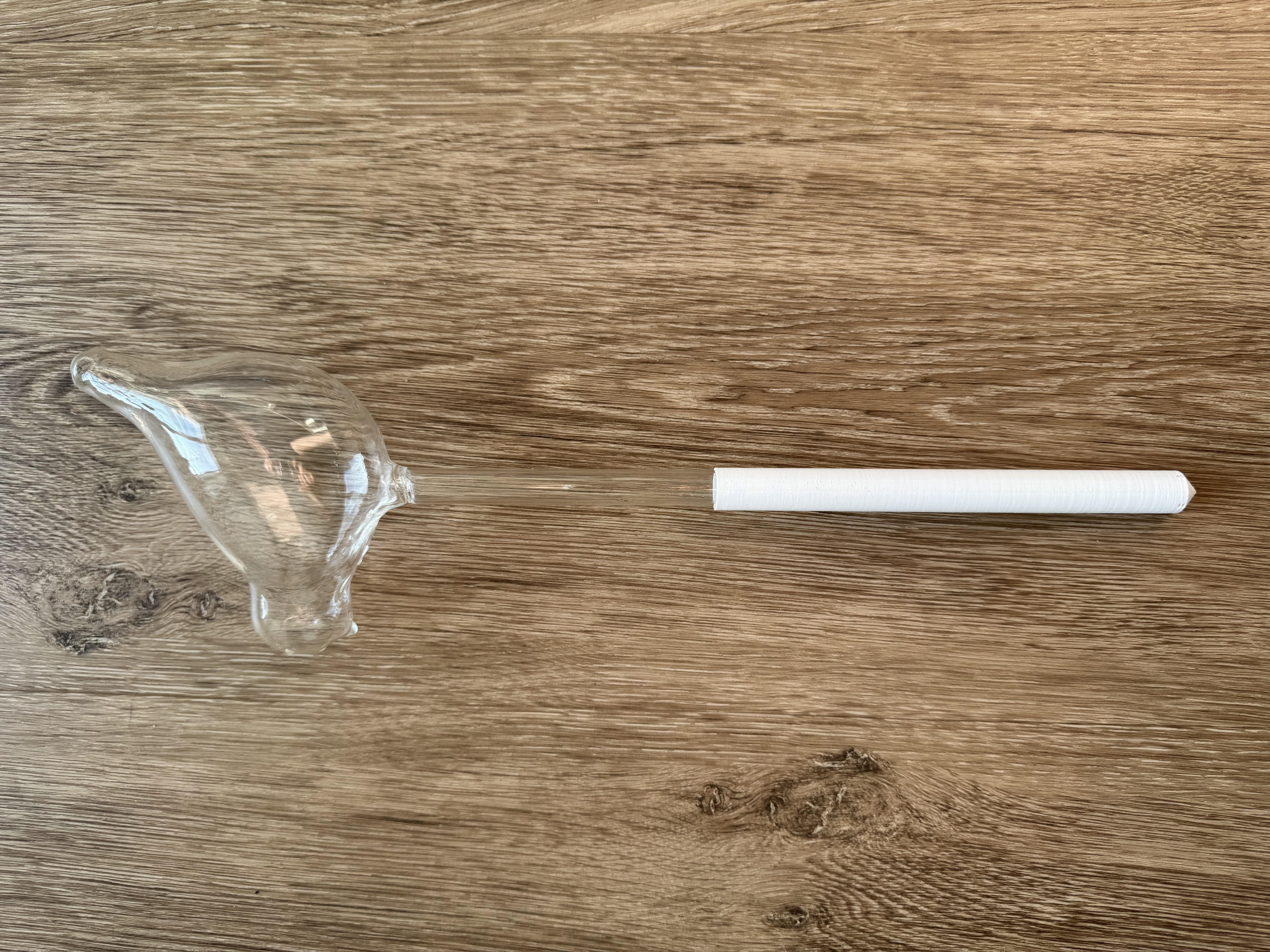 Tube for Self Watering Birds in Glass - Rør til Selvvandingsfugle I Glas