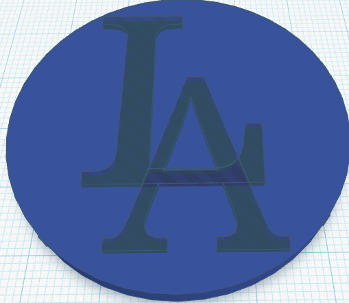 Los Angeles Dodgers coaster MLB quick prints