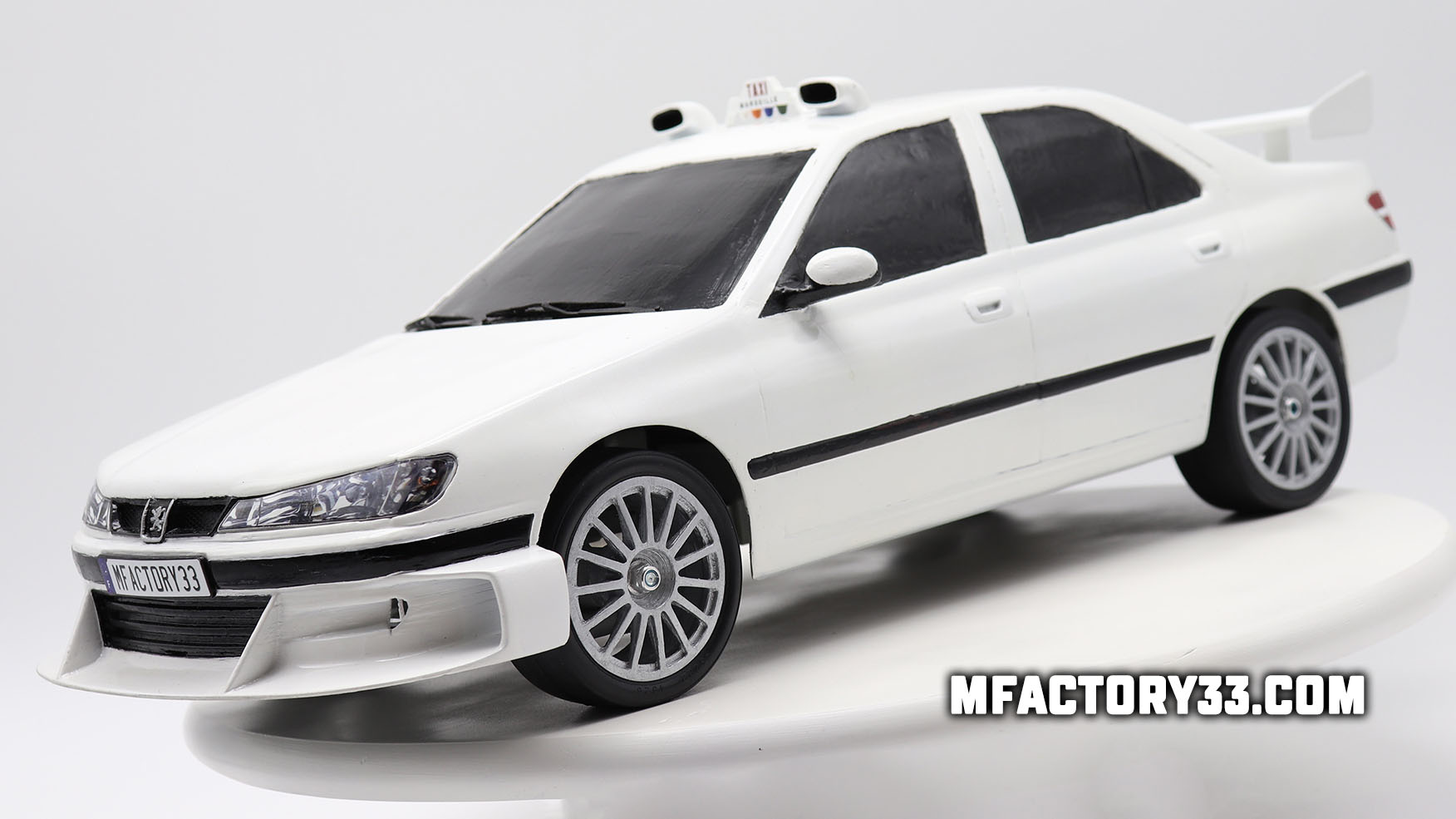 RC Car Peugeot 406 - Taxi film