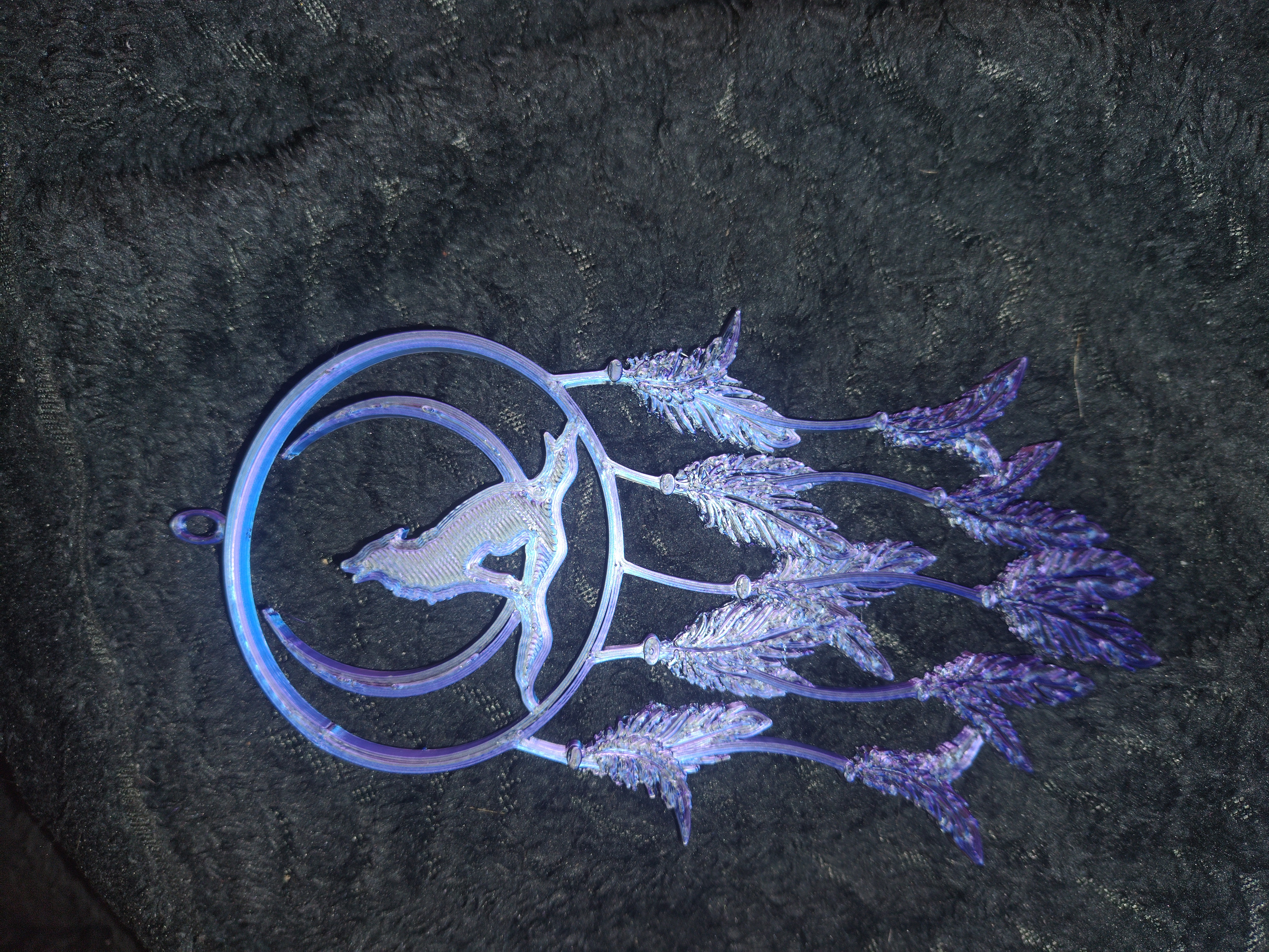howling wolf dreamcatcher