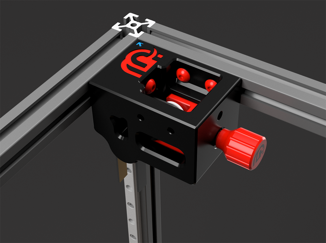 Tool-free Z-Axis Belt Tensioner for Voron 2.4 by mammoth-3D