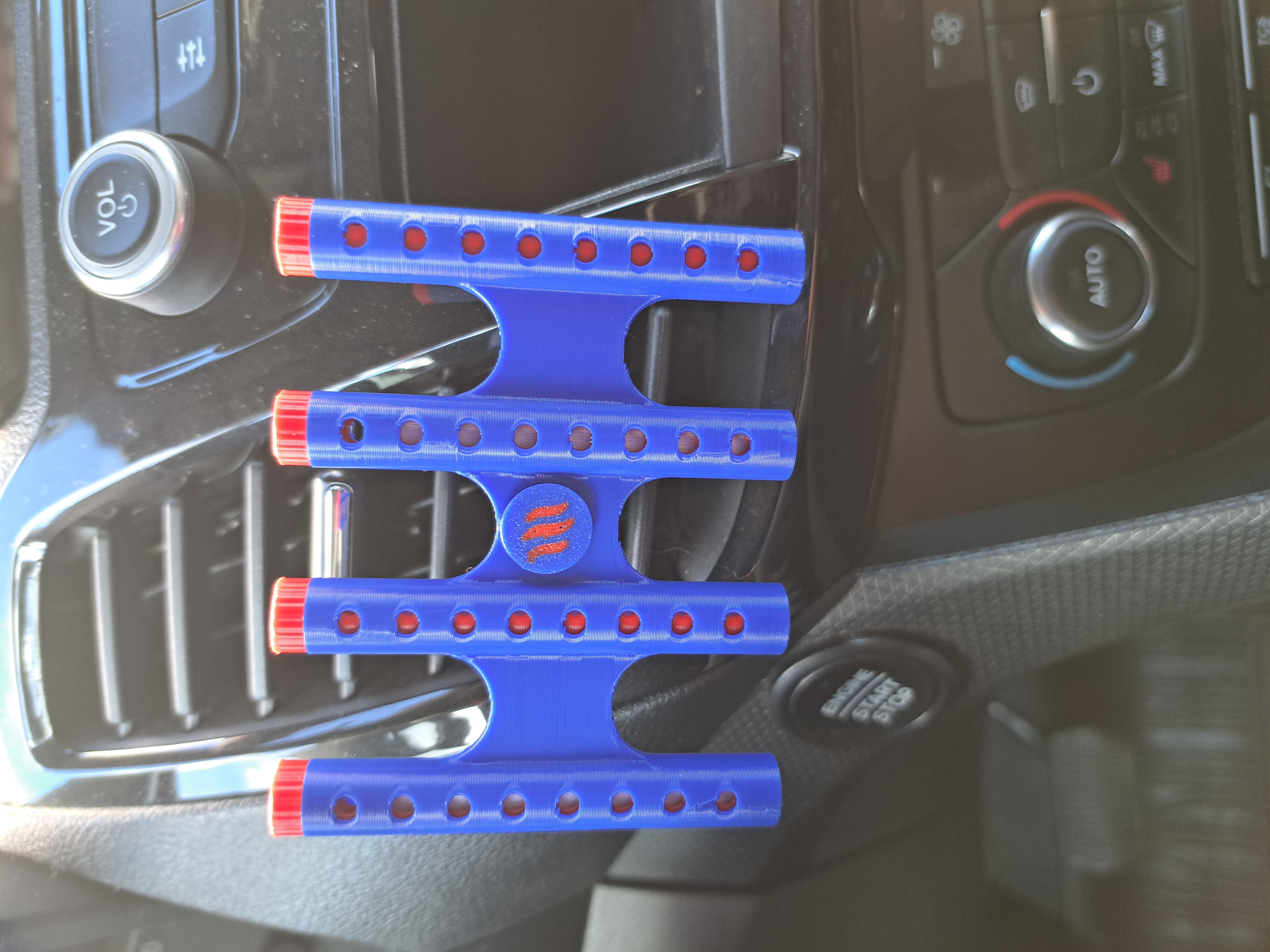 Car Air Freshener 4-Chamber Adjustable Fragrance Diffuser