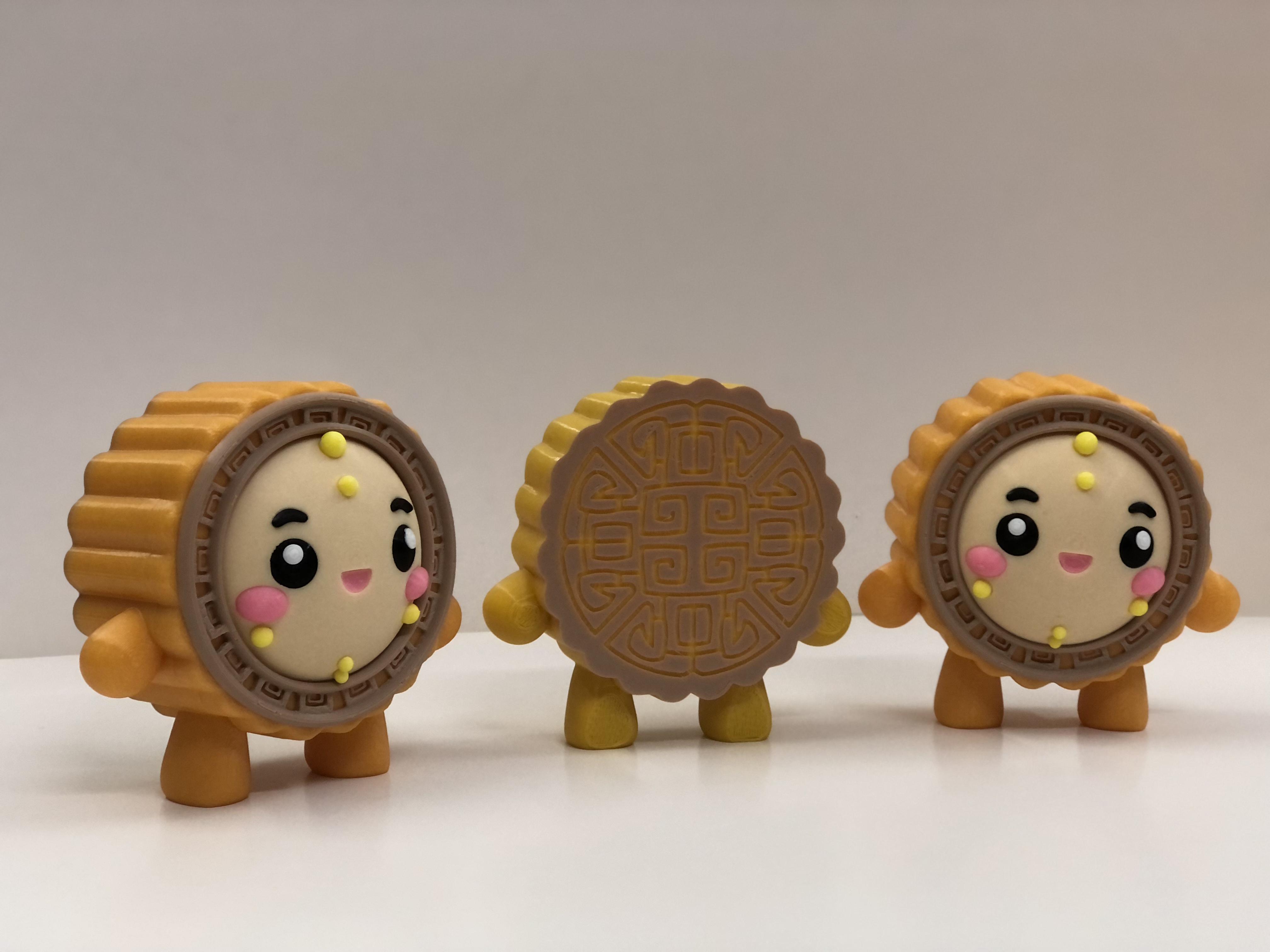 Q萌月餅仔 可愛月餅禮盒 中秋擺件 月餅公仔 中秋節禮品 Mooncake Figurine