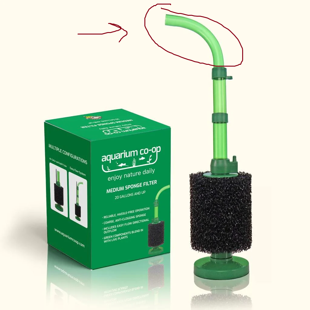 Green Co-op Sponge Filter Top Replacement