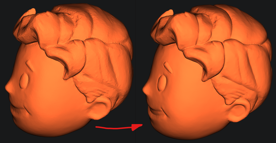 Improved mesh of "Fallout Vault Boy Charisma Bobblehead" head
