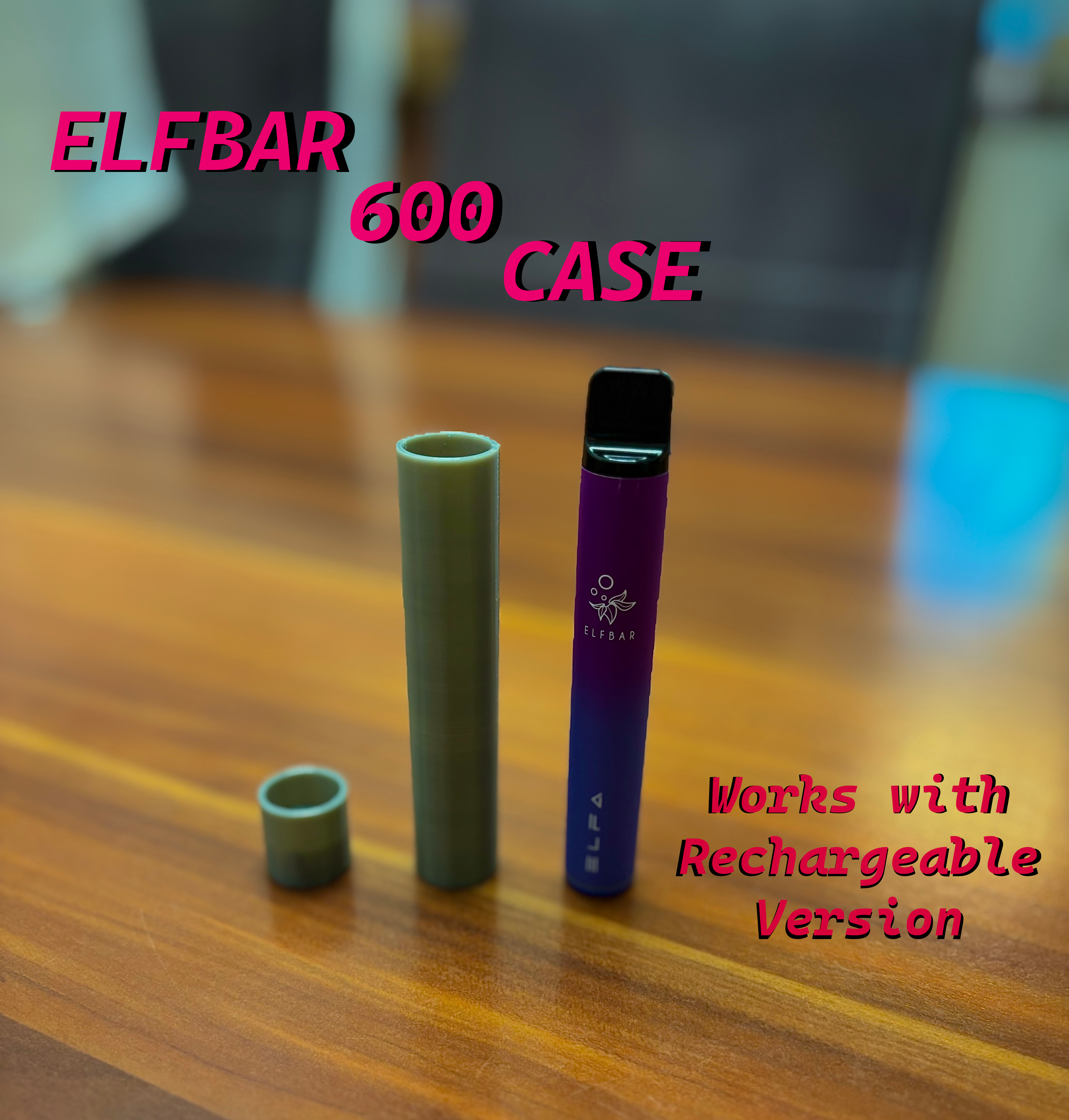 Elfbar 600/Rechargable Case and Cap