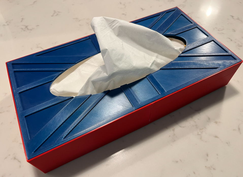 Union Jack Flag Themed Tissue Box cover