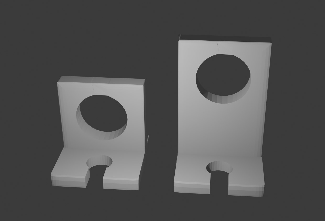 Tube Mounts (with inserts for suction cups)