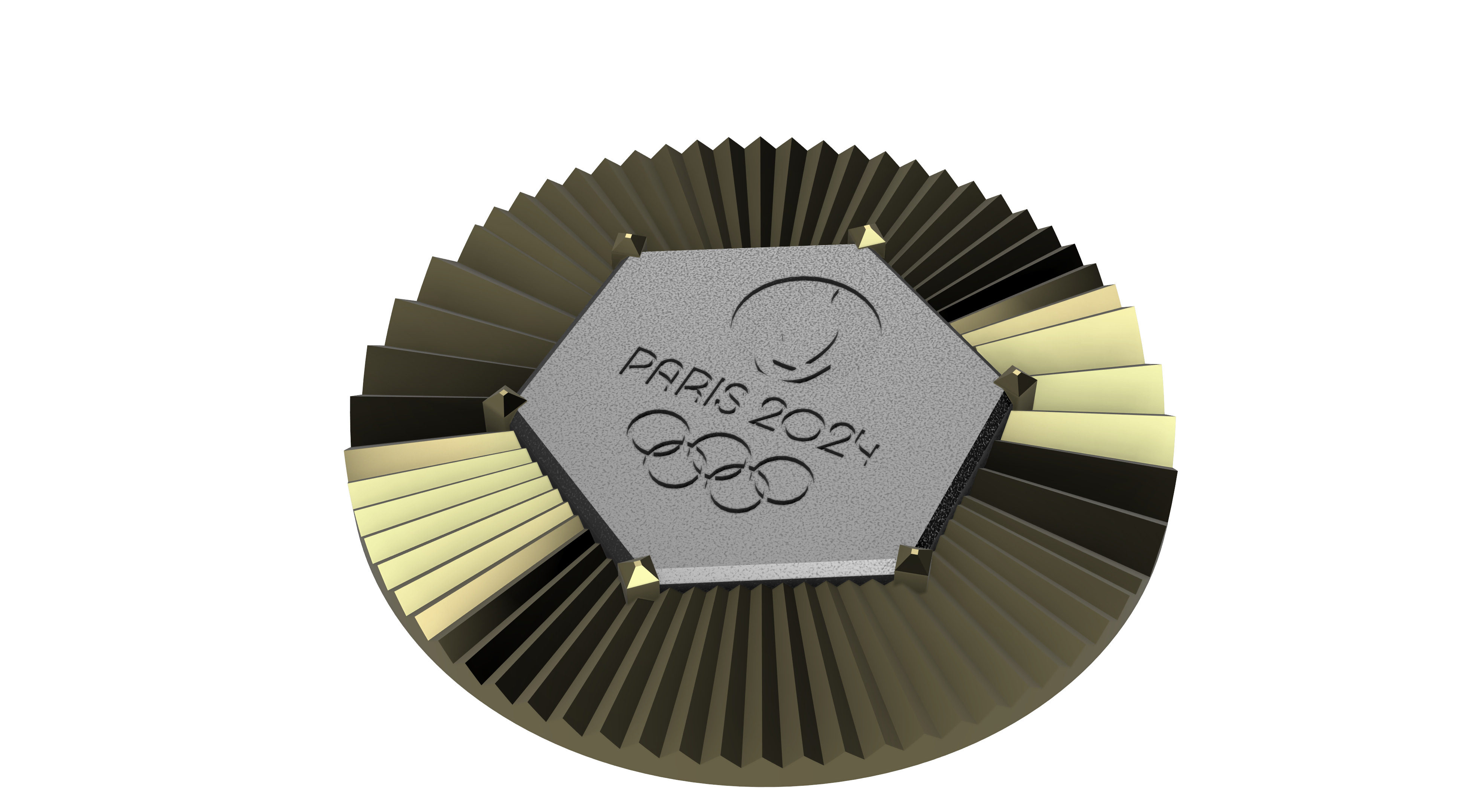 Gold Medal at the Paris 2024 Olympic Games - Médaille d'Or des jeux olympiques de Paris 2024