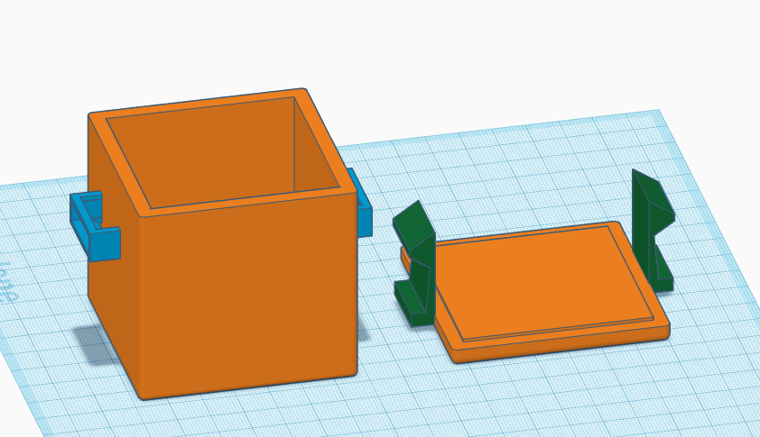 Rubix Cube Case Clip Latch (*NO MAGNETS*)