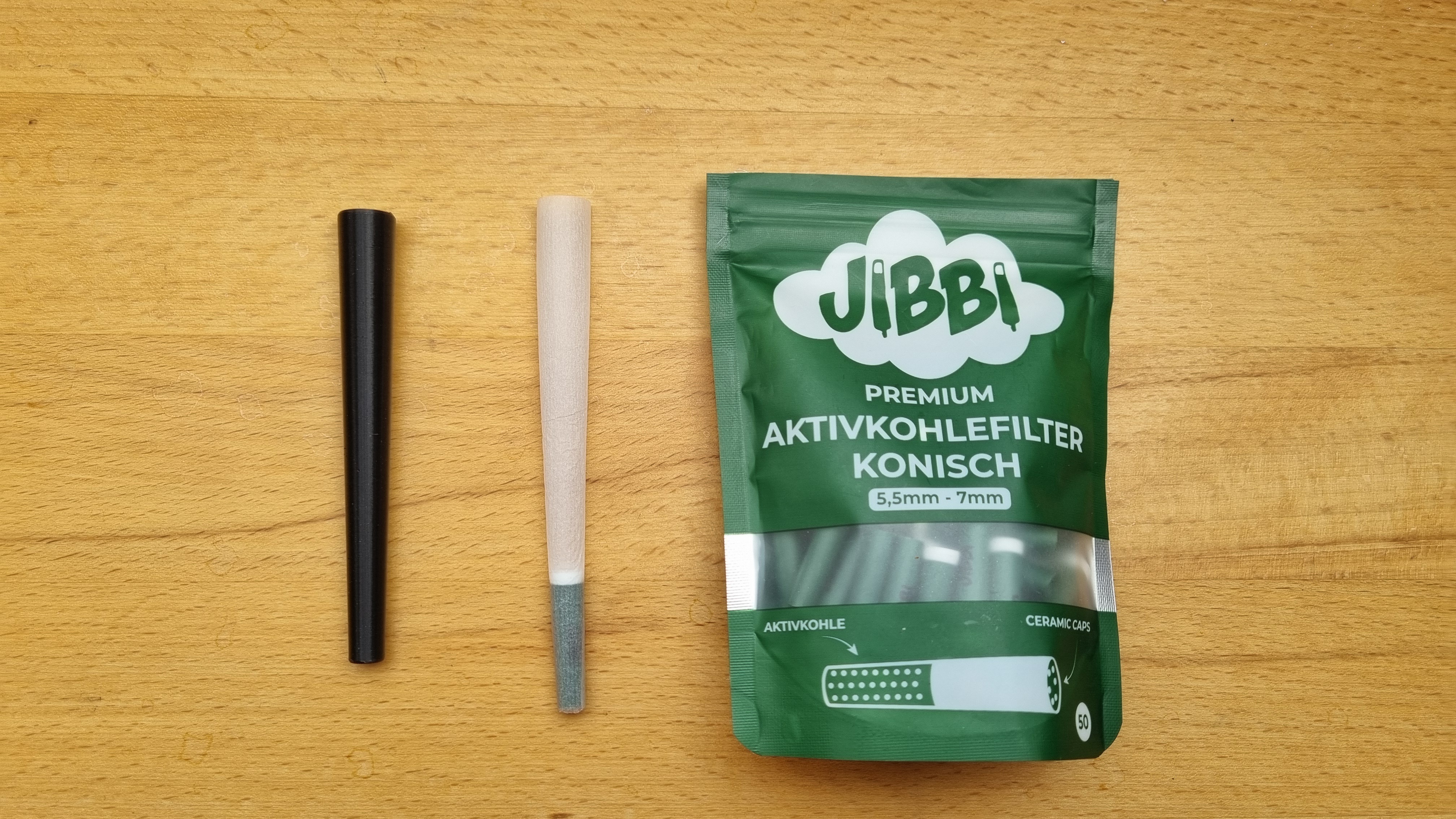 Joint Cone - Jibbi Premium Activkohlefilter konisch