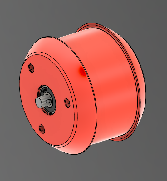 Mammotion Yuka 2024 front wheel hub