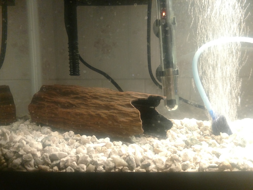 Aquarium decoration - Wood textured pleco cave - Large