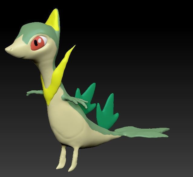 Servine Pokèmon Fan Made Toy