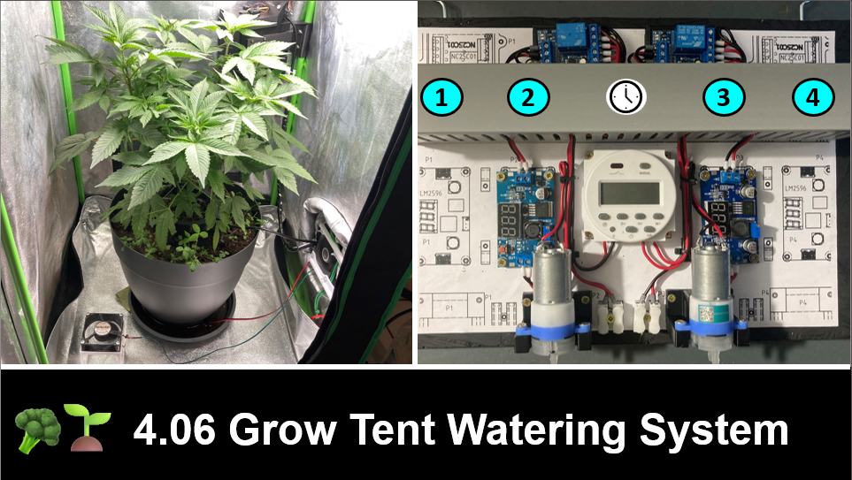 4.06 - Grow Tent Watering System for 2-4-8-16 Plants