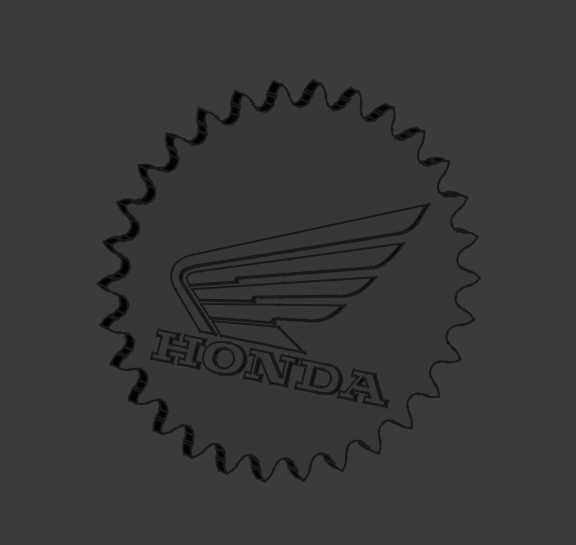 Honda Motorcycle Sprocket Coaster