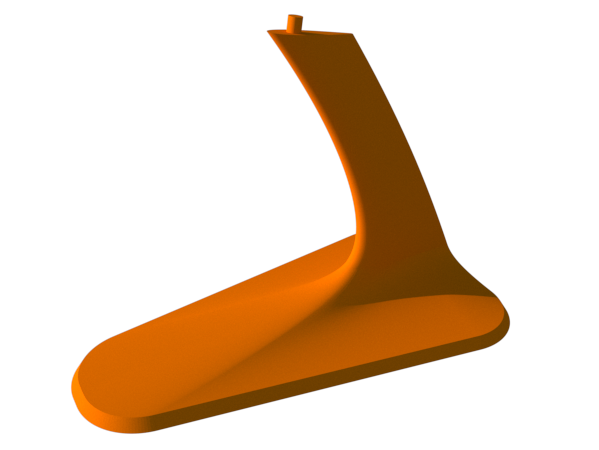 Simple stand for 1:200 and 1:400 scale aircraft