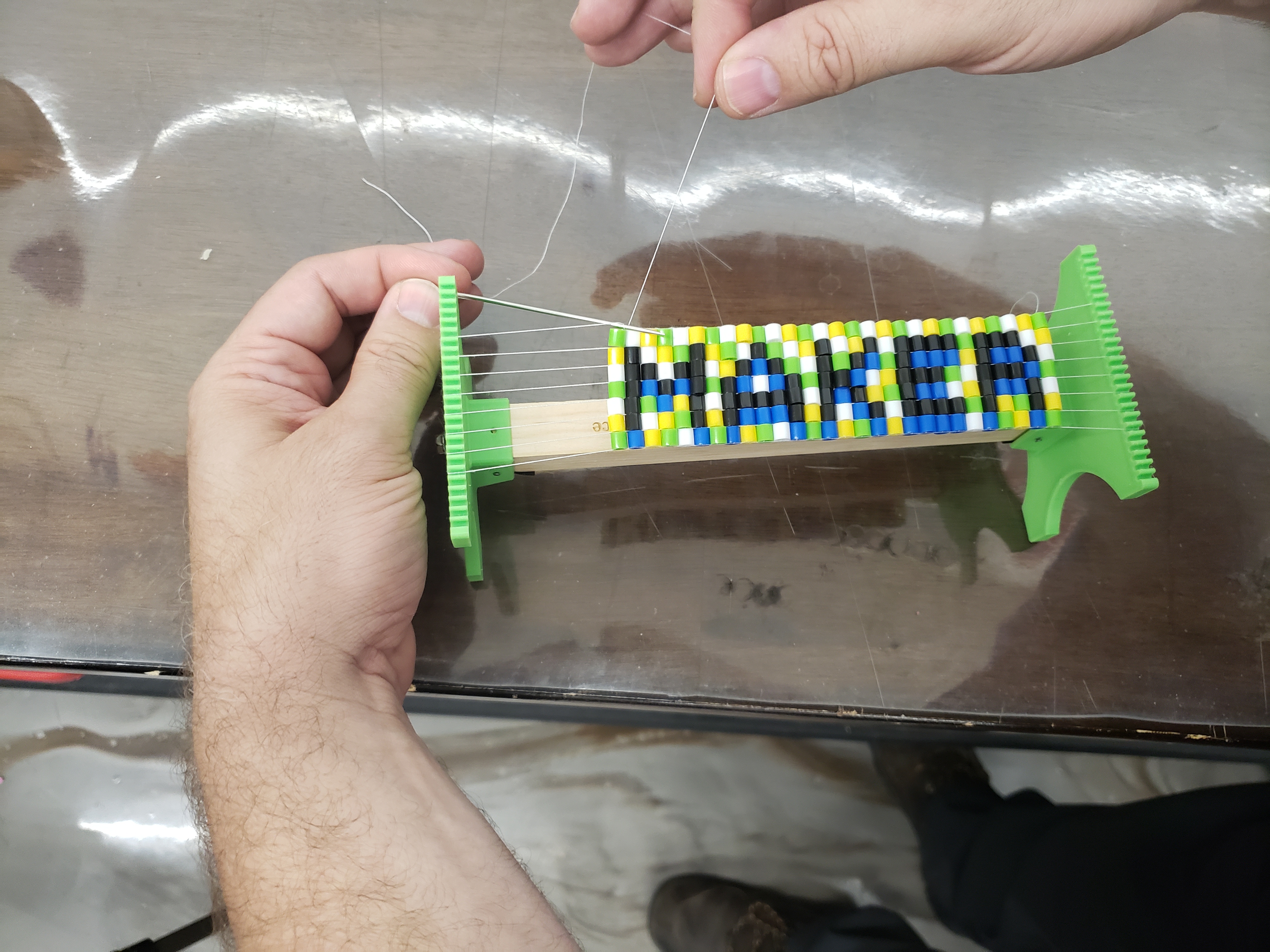 Beginner Woven Bead Bracelet Project