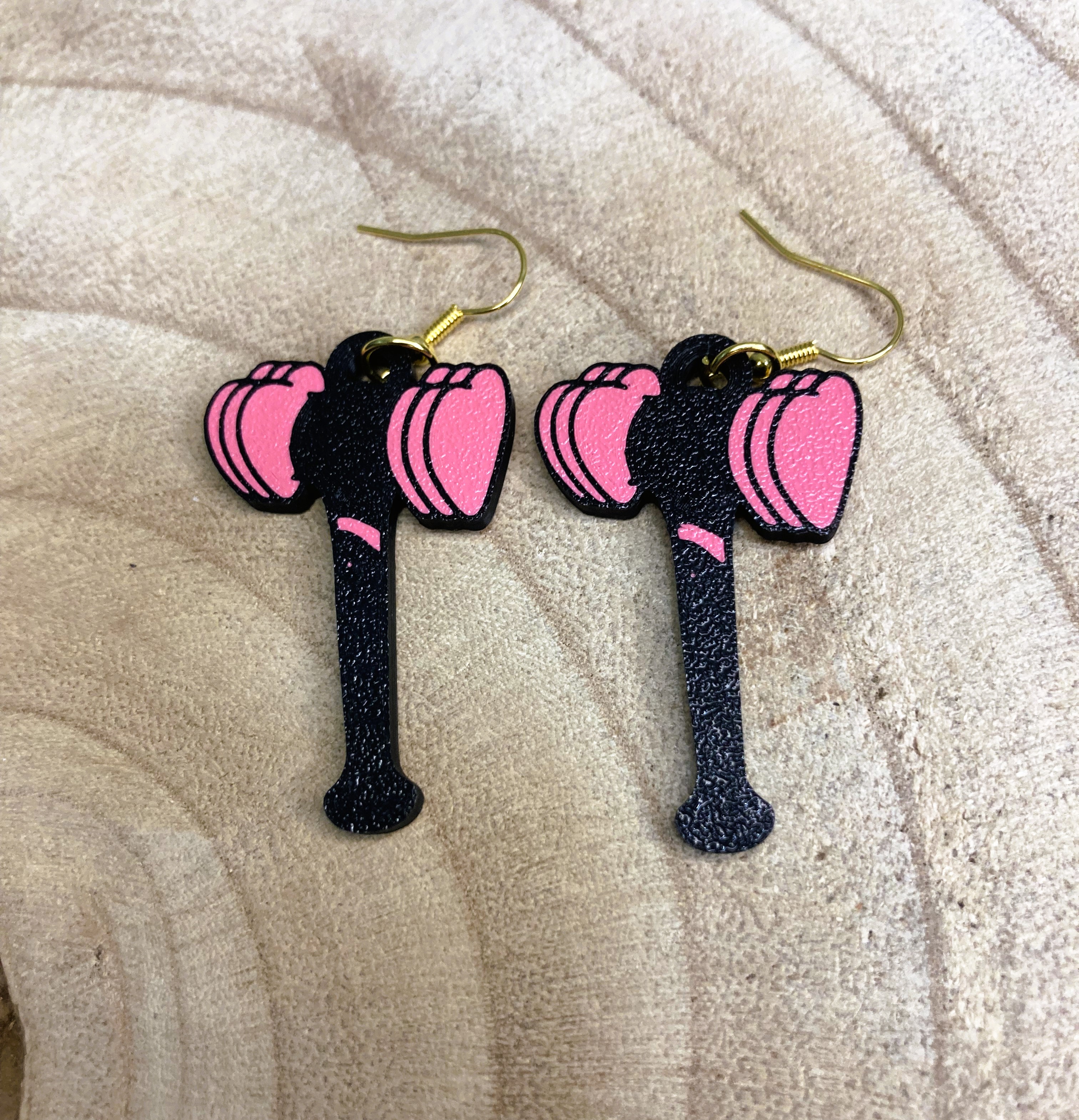 Blackpink Lightstick earrings