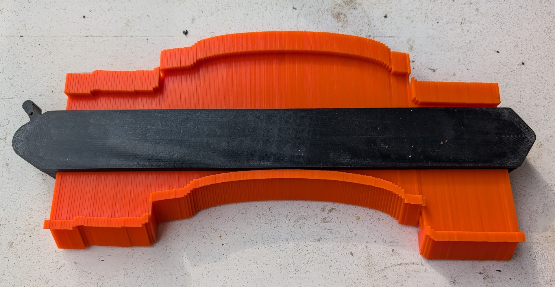 Profile gauge 26cm using Action/Werckmann parts