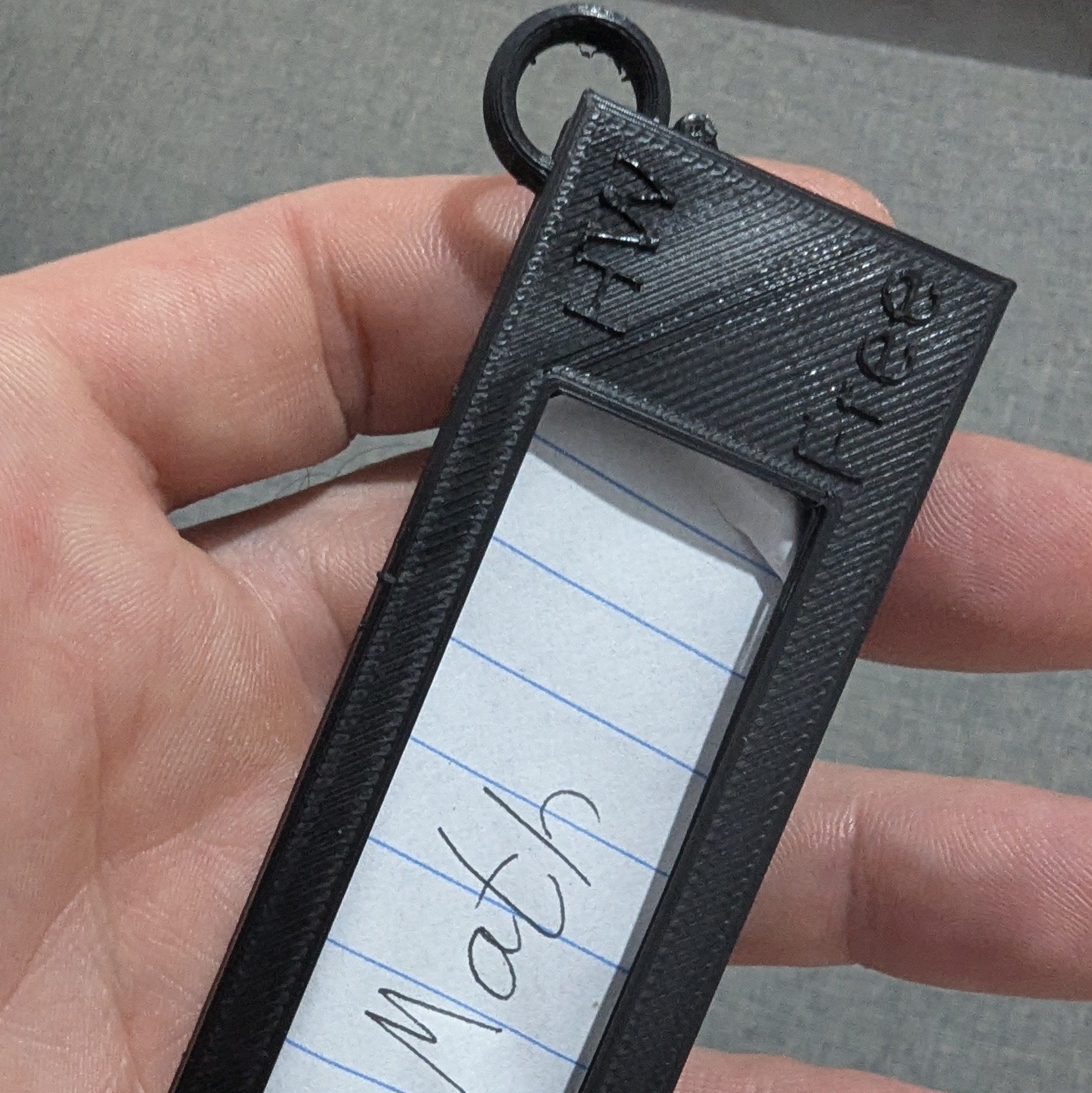 Back to School Homework Reminder Key Chain