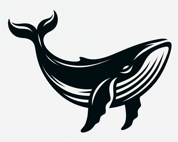 Humpback whale 3 (two colours)