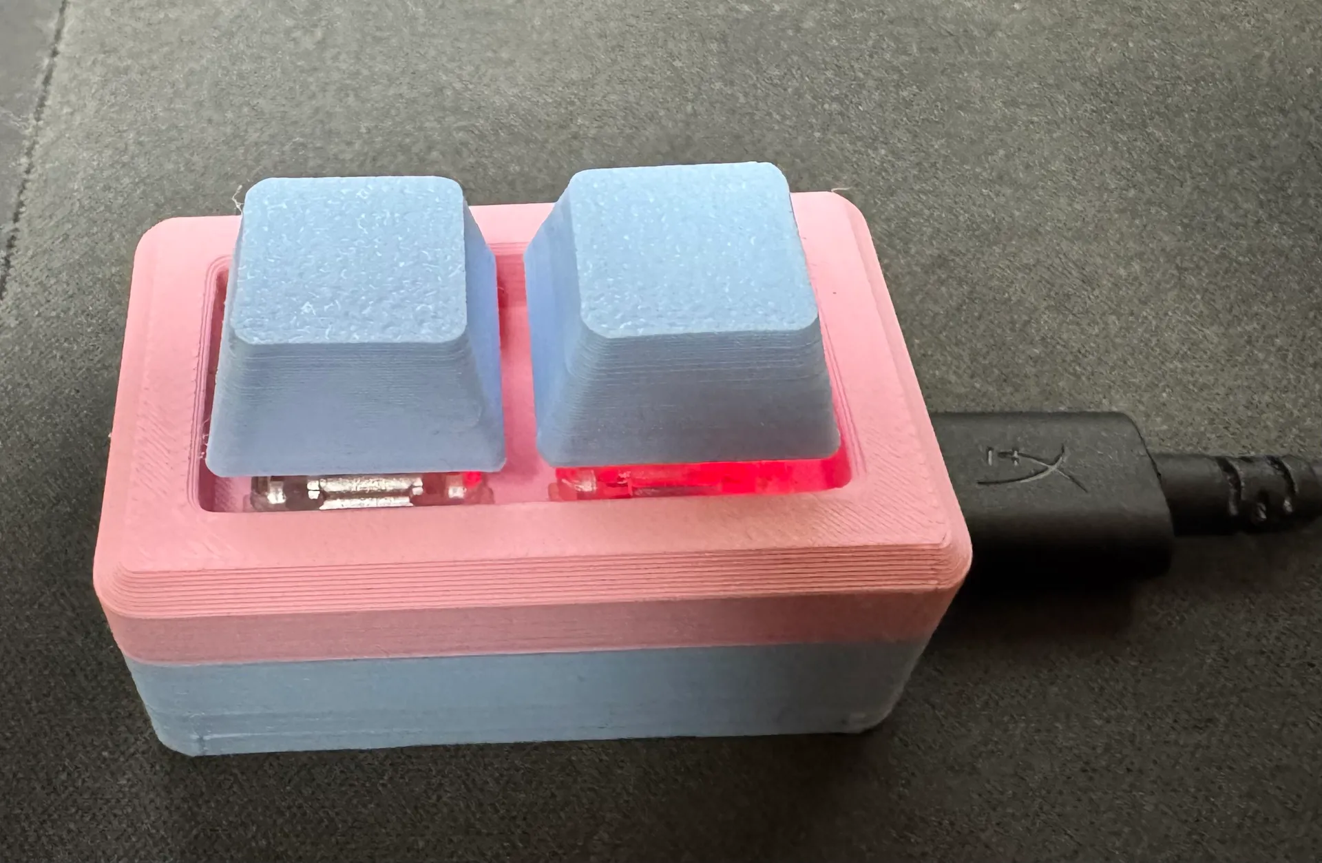 OSU! Mechanical Keyboard (Pro Micro USB-C version)