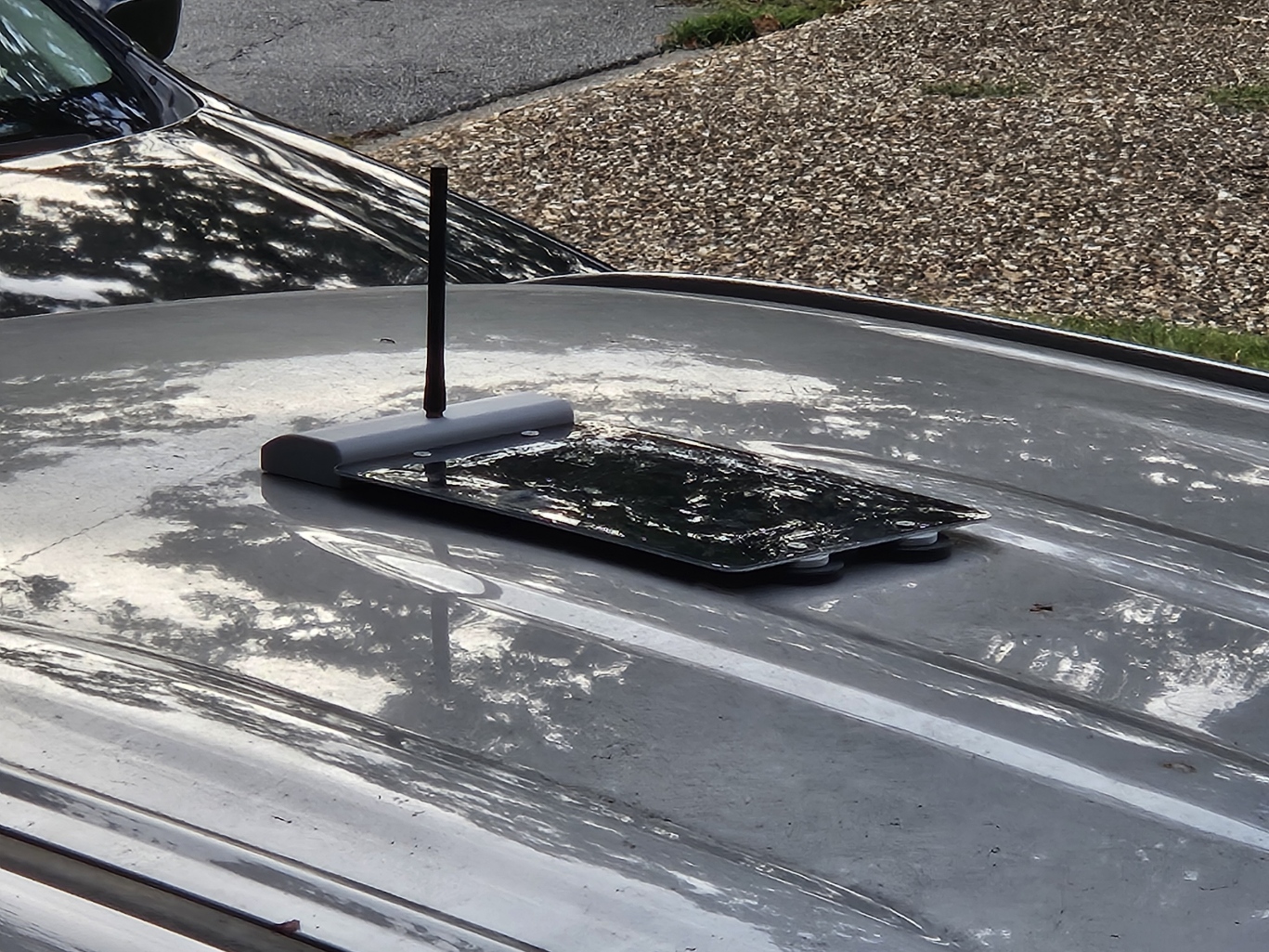 Low Profile Solar Meshtastic Car Node