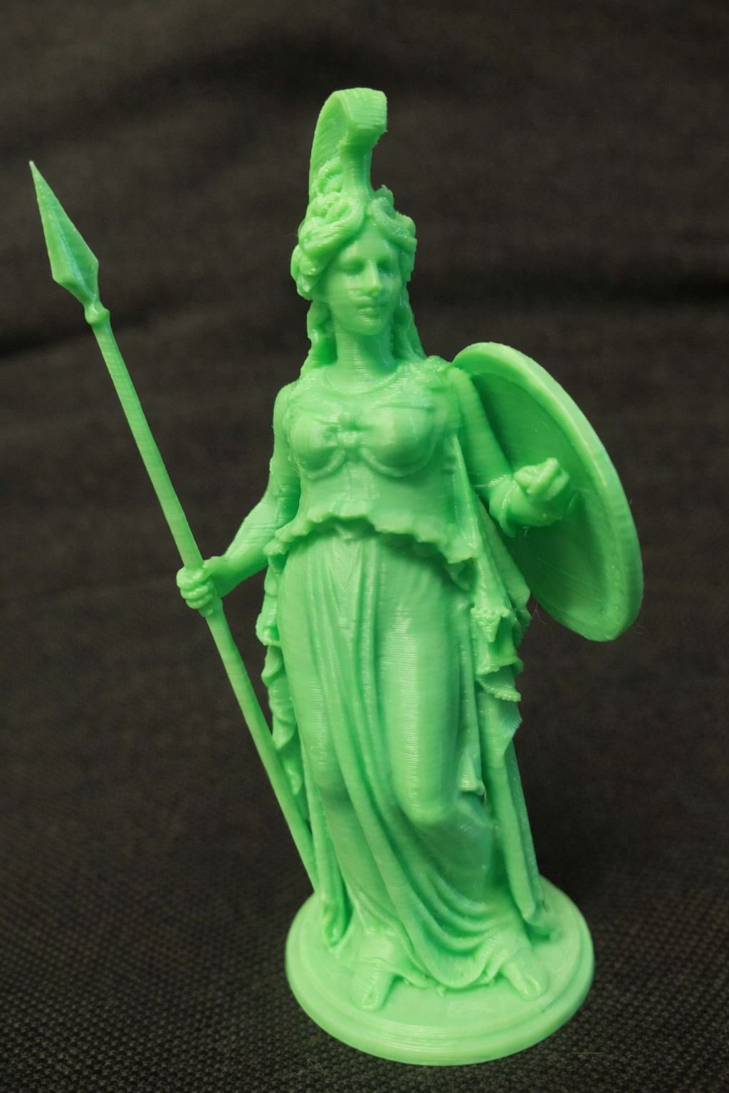 Athena Goddess of Wisdom, Strategy and War Armored figurine