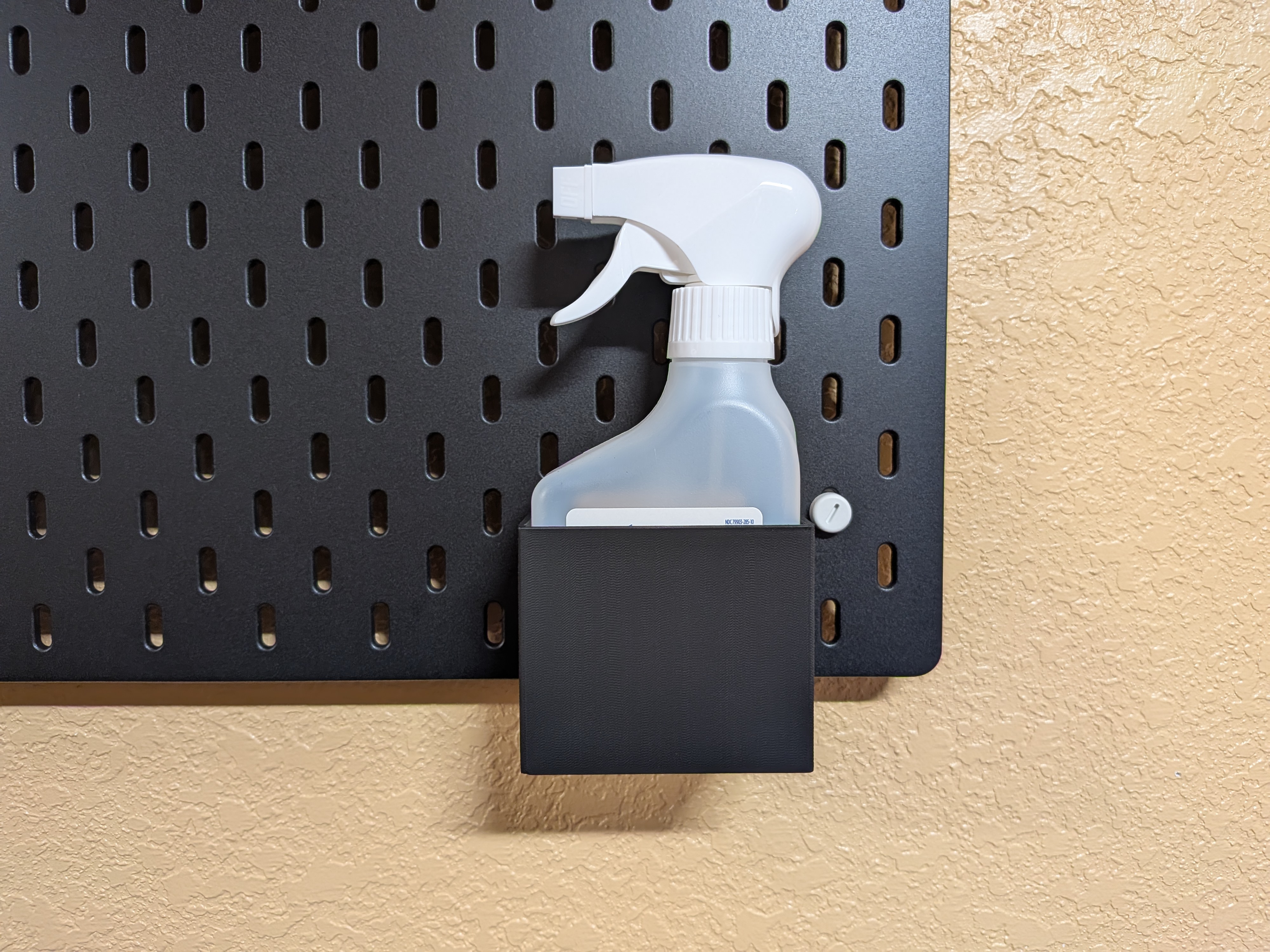 Ikea Skadis Walmart/Equate Brand 10oz IPA Spray Bottle Holder