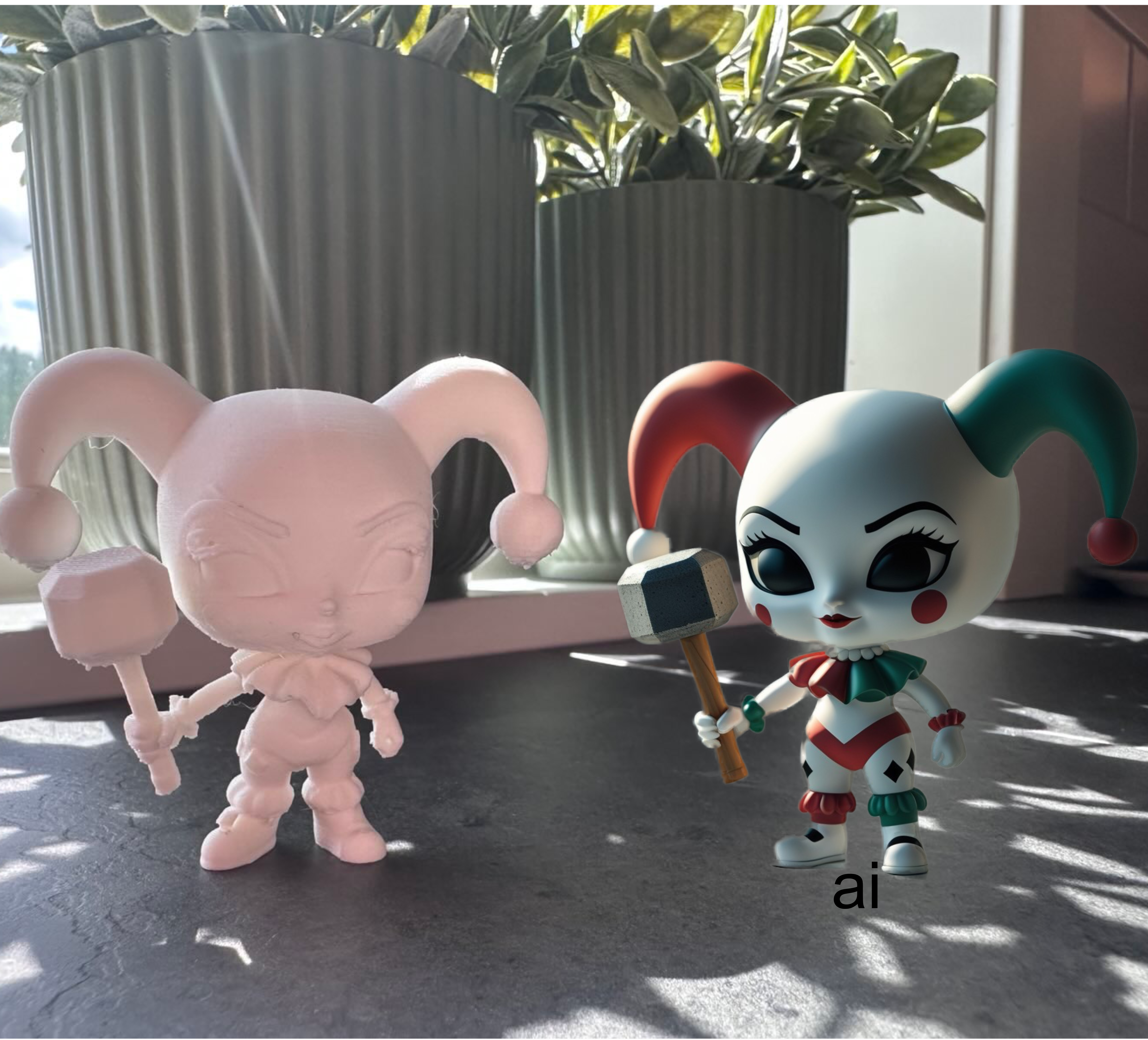 Harley Quinn Jester Edition DeskBuddy