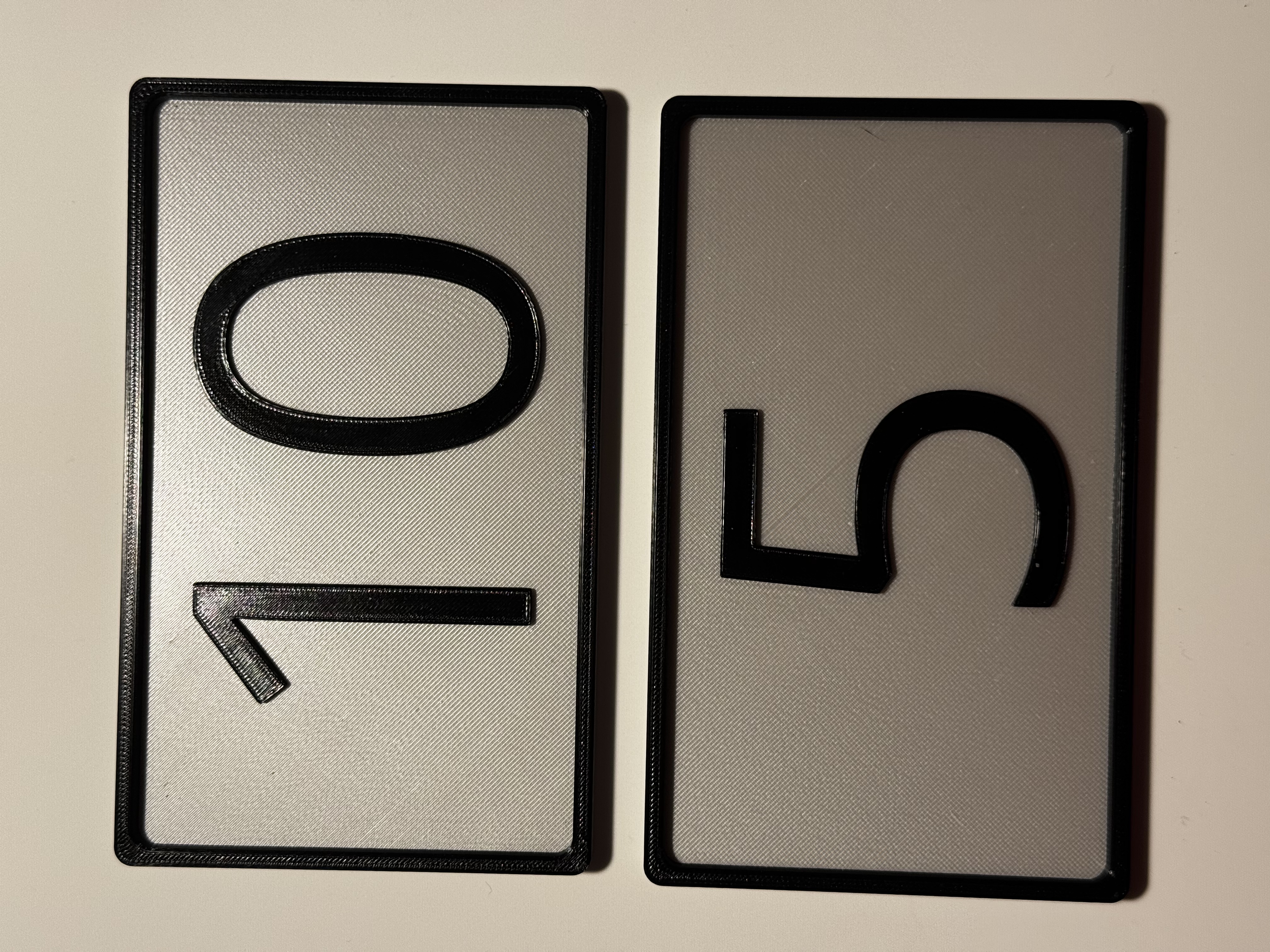 House & Parking Spot Number Sign