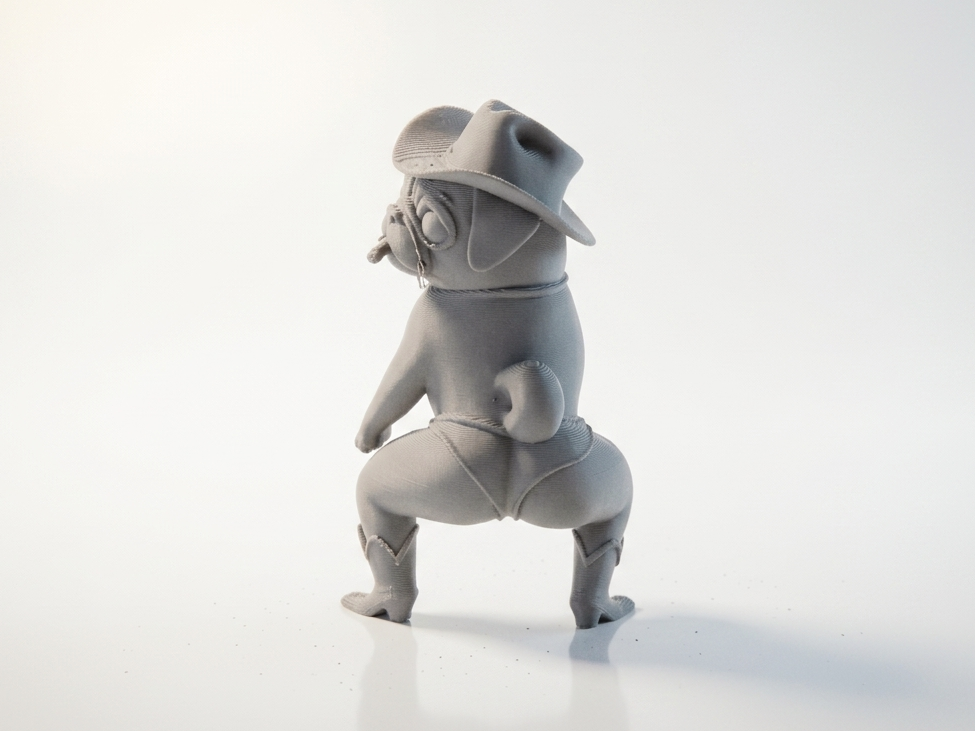 Twerk Dog Figurine Animal Collectible 3D Printable