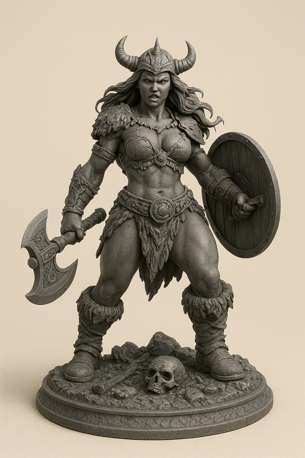 Vharka Skullrend, Barbarian Warlord