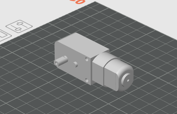 Motor arduino 1 en escala 1:1 en milimetros