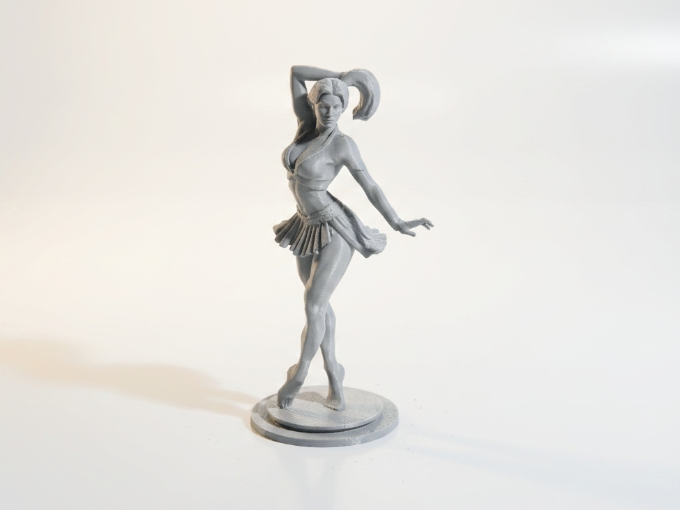 Spartan Ballerina Figurine Female Figure 3D Printable