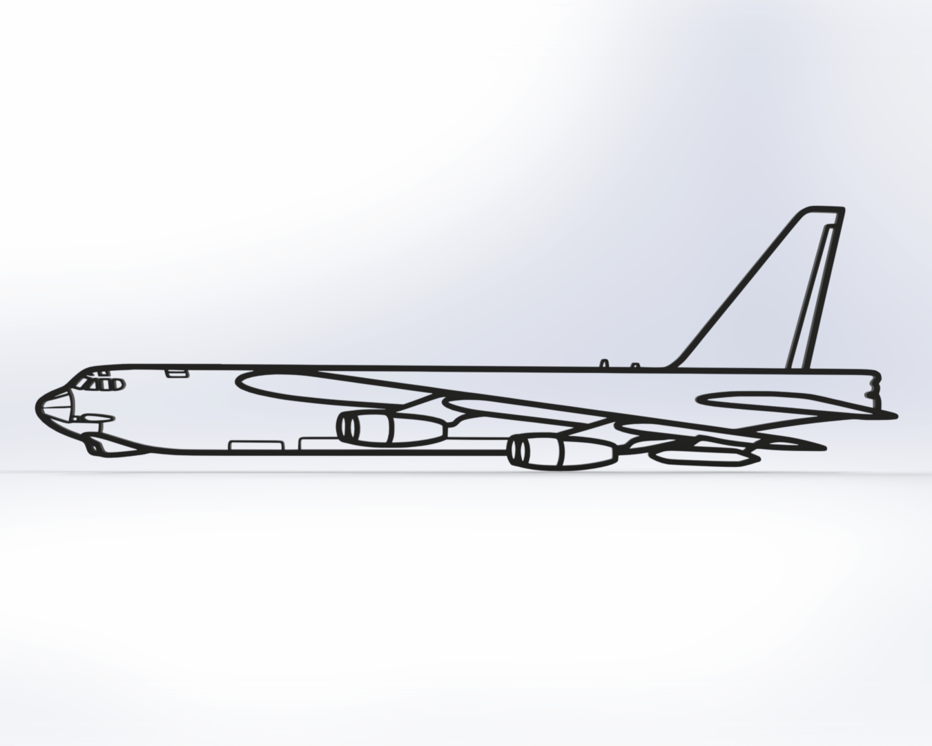 Boeing B52 Stratofortress Wall Art