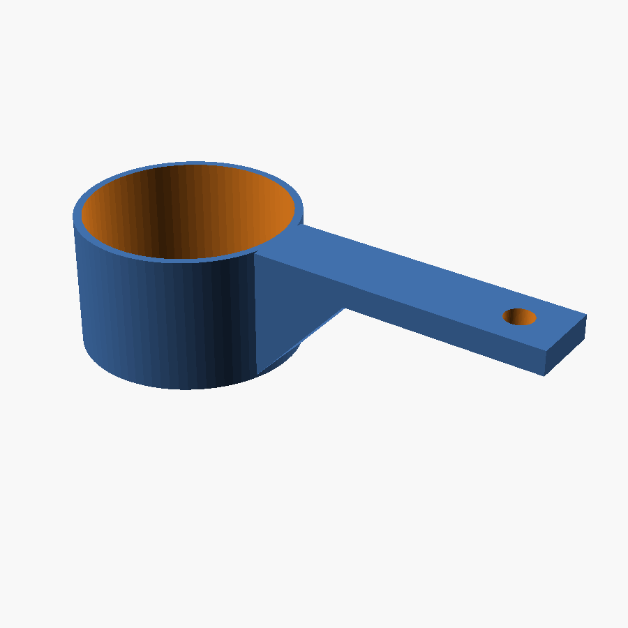 Measuring Scoop — Kitchen & Pet Food Scoop (Customizable Volume)