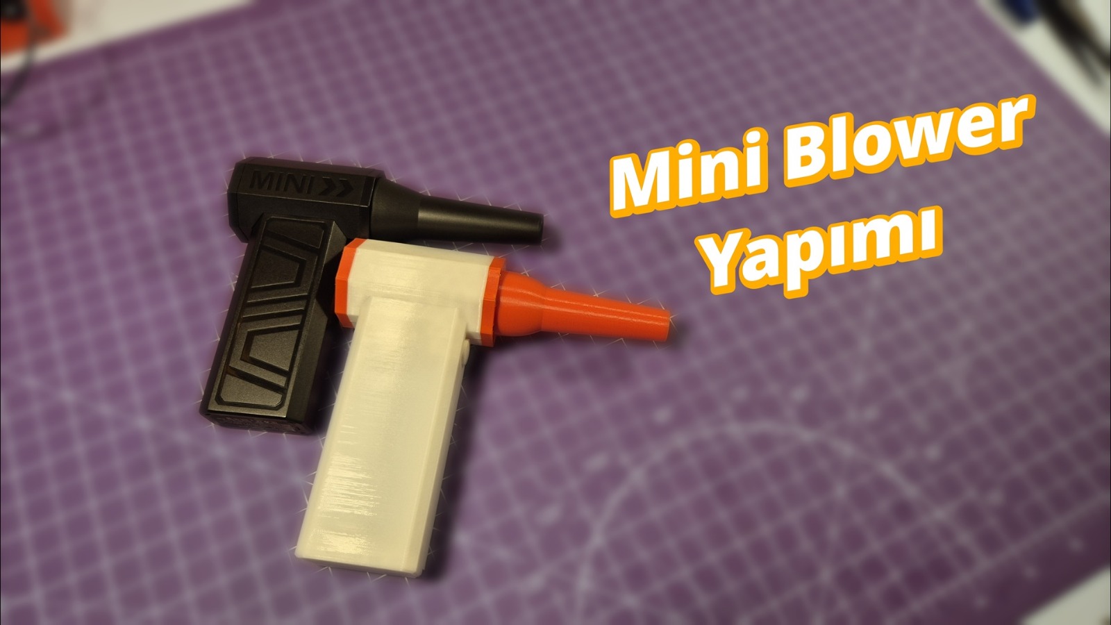Şarjlı Mini Blower (El Tipi Hava Üfleme Cihazı) / Cordless Mini Blower (Handheld Air Blower)