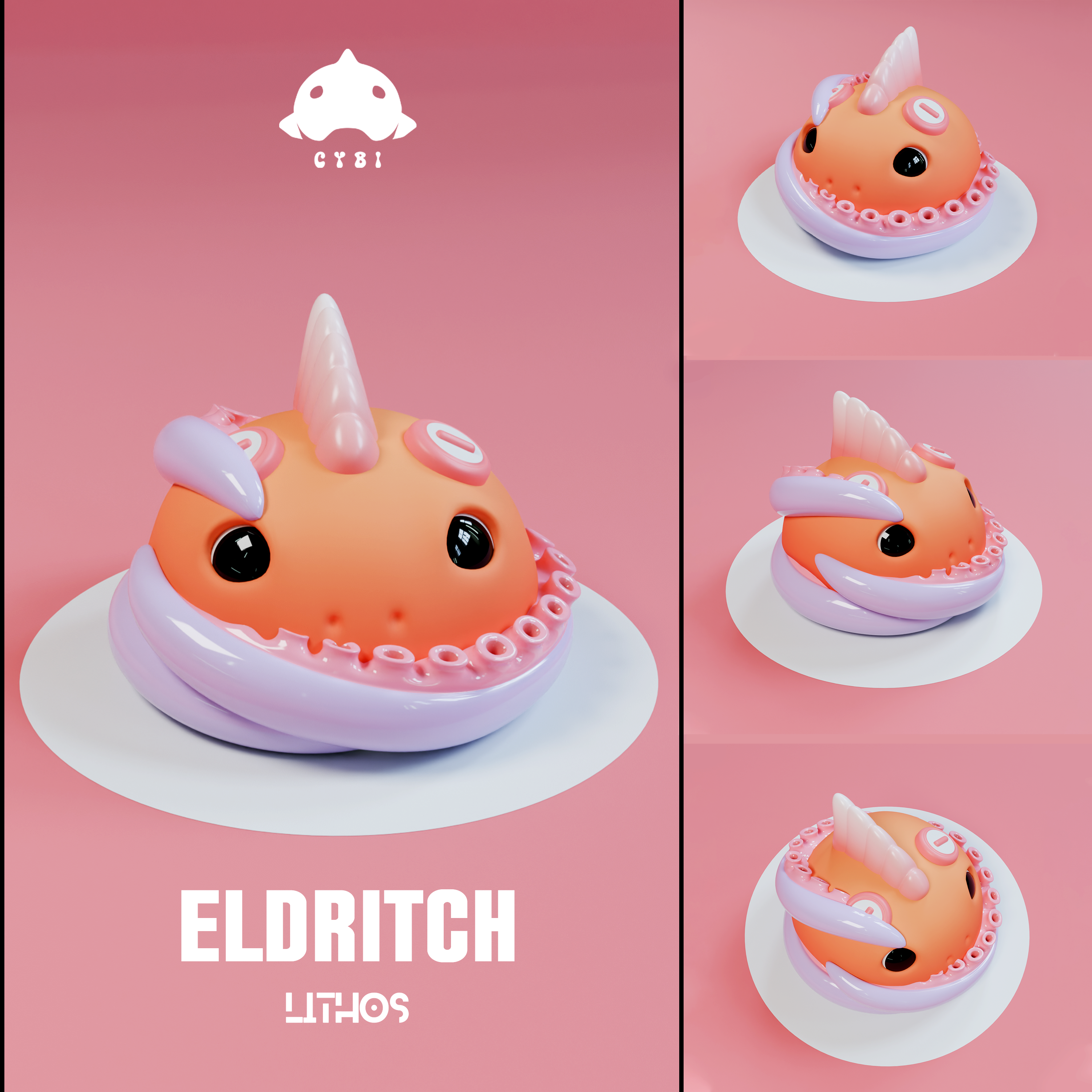 Cybi: Eldritch – Print-in-Place Kraken inspired Minifigure