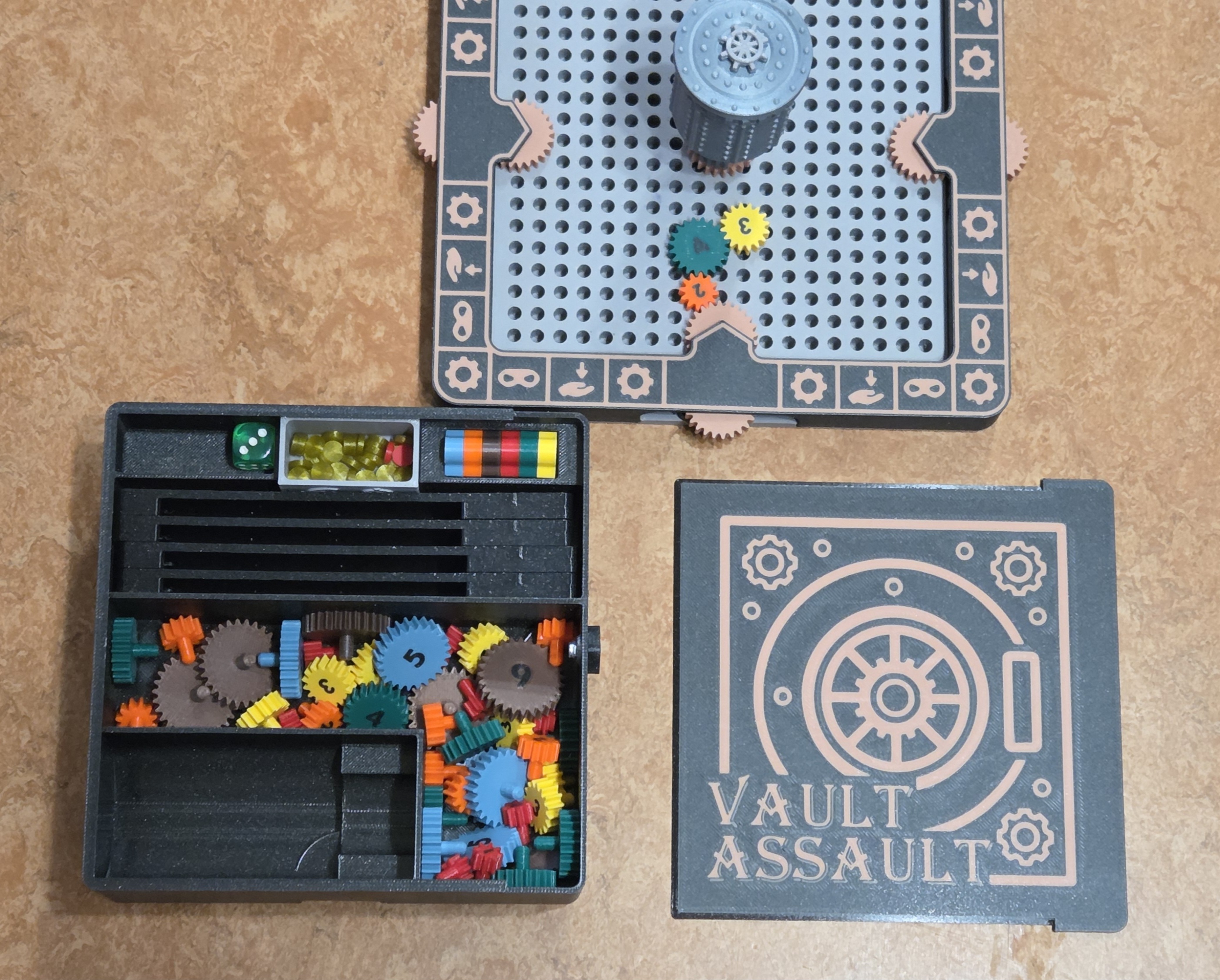 Accessory Box for Vault Assault Board Game