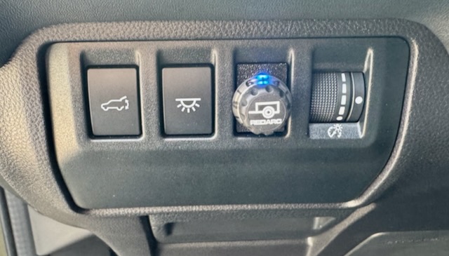 Subaru Ascent switch blank for RedArc Tow-Pro trailer brake controller