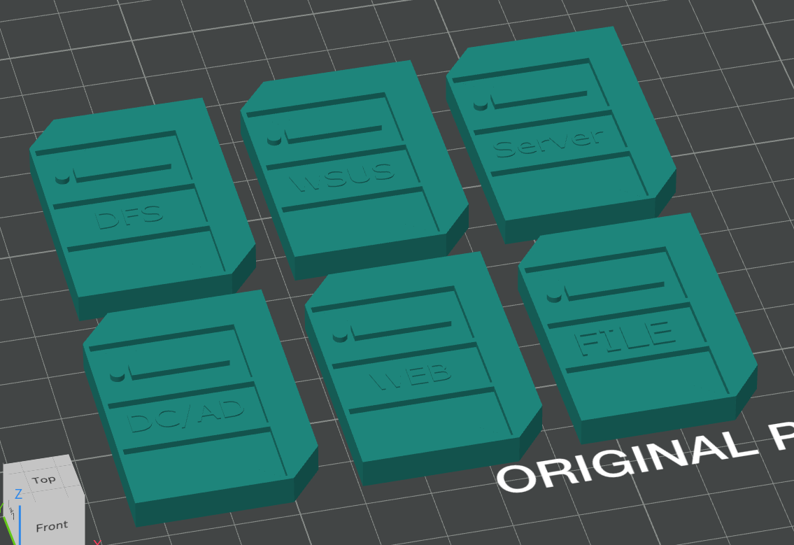 Servers - Whiteboard magnet server models - Teaching aid