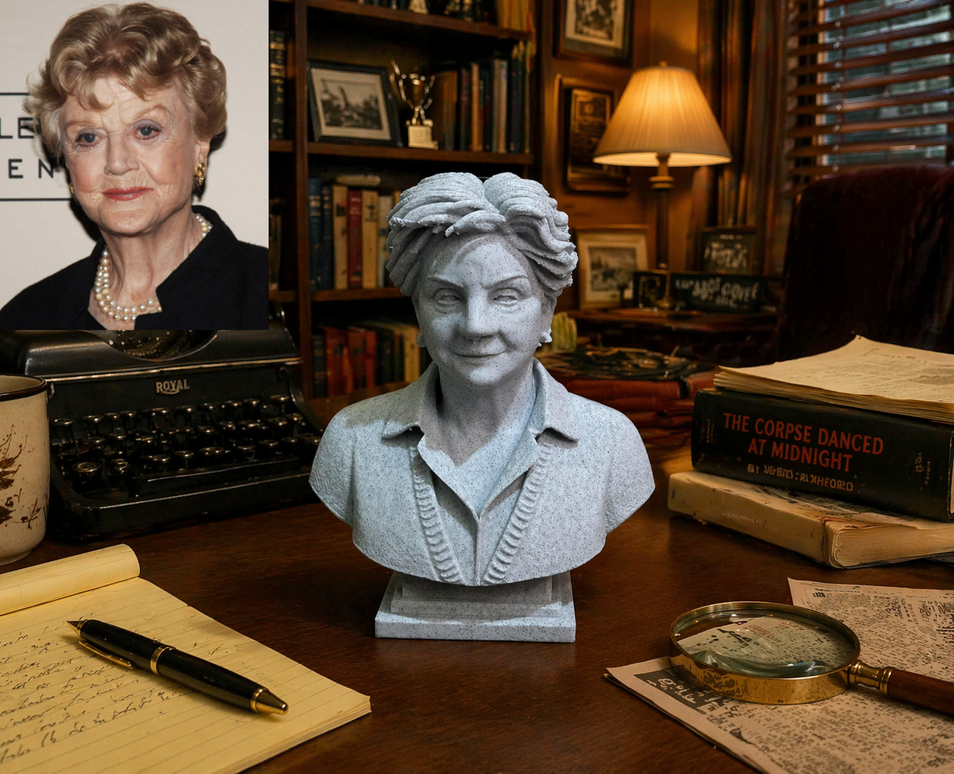 Angela Brigid Lansbury - Arabesque - Bust