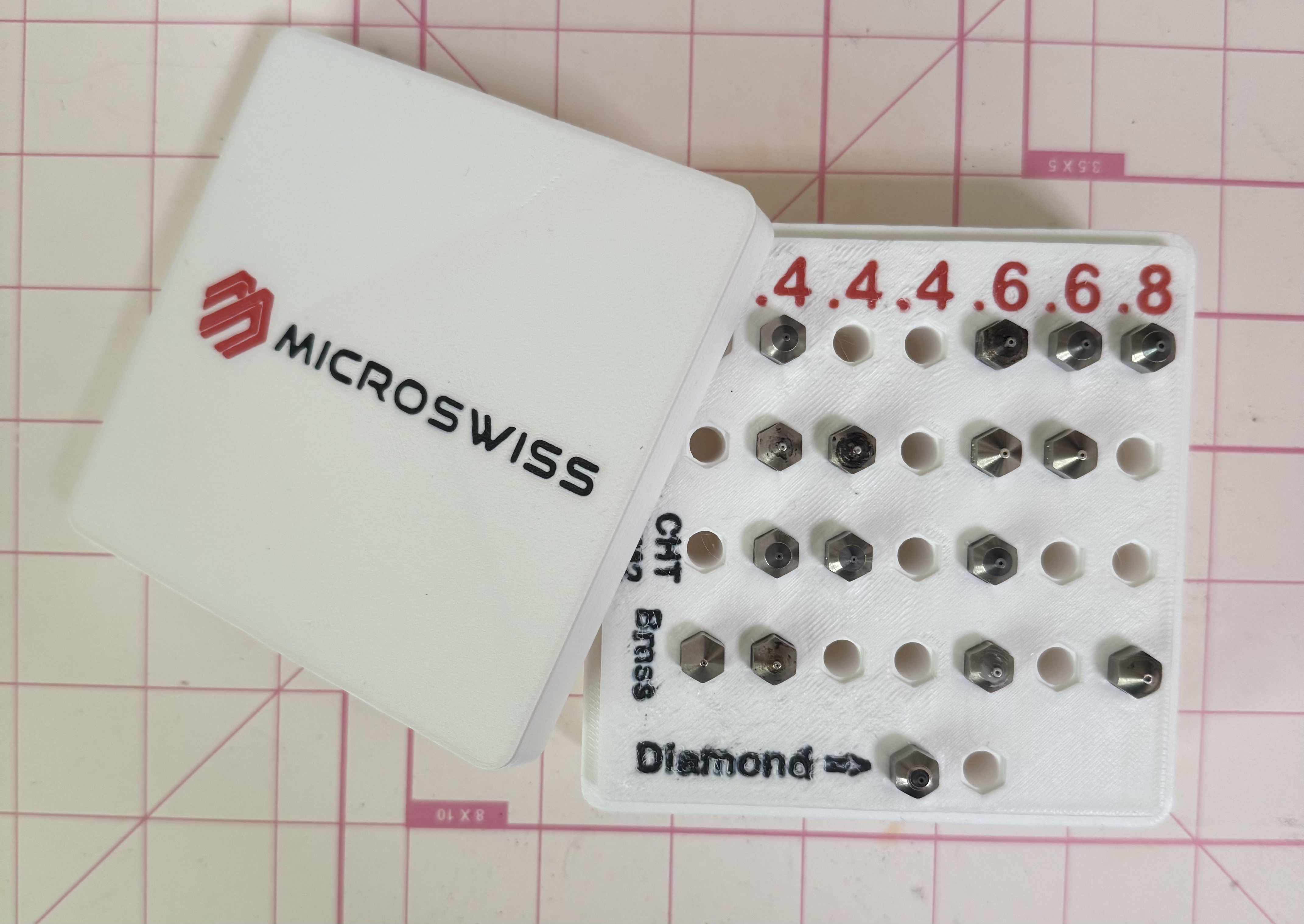 Microswiss flowtech nozzle case