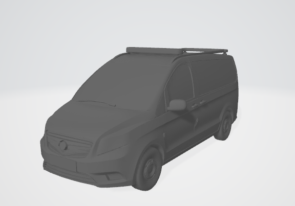 Police Car Germany (Polizei Auto Deutschland) Mercedes Vito